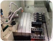 Gang Type Slant Bed CNC Lathe Turning Machine FANUC Sj-46p