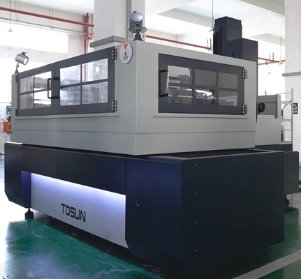 DK77120C Servo Motor Molybdenum Wire Cut EDM with 60 Degree Taper Cutting