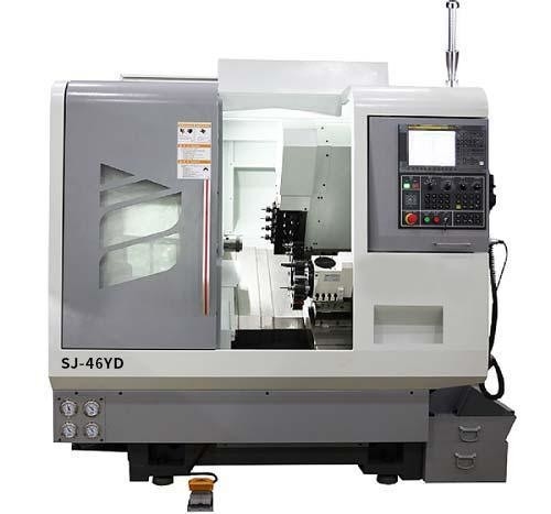 Single-tool Holder CNC Lathe Sj-46yd CNC Turning Milling Center Lathe Machine FANUC